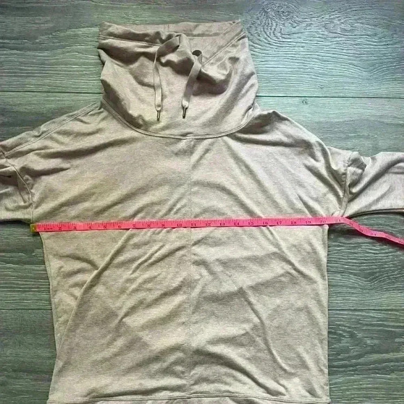 Apana Funnel Neck Long Sleeve Soft Pink Sweatshirt Size S - Picture 6 of 7